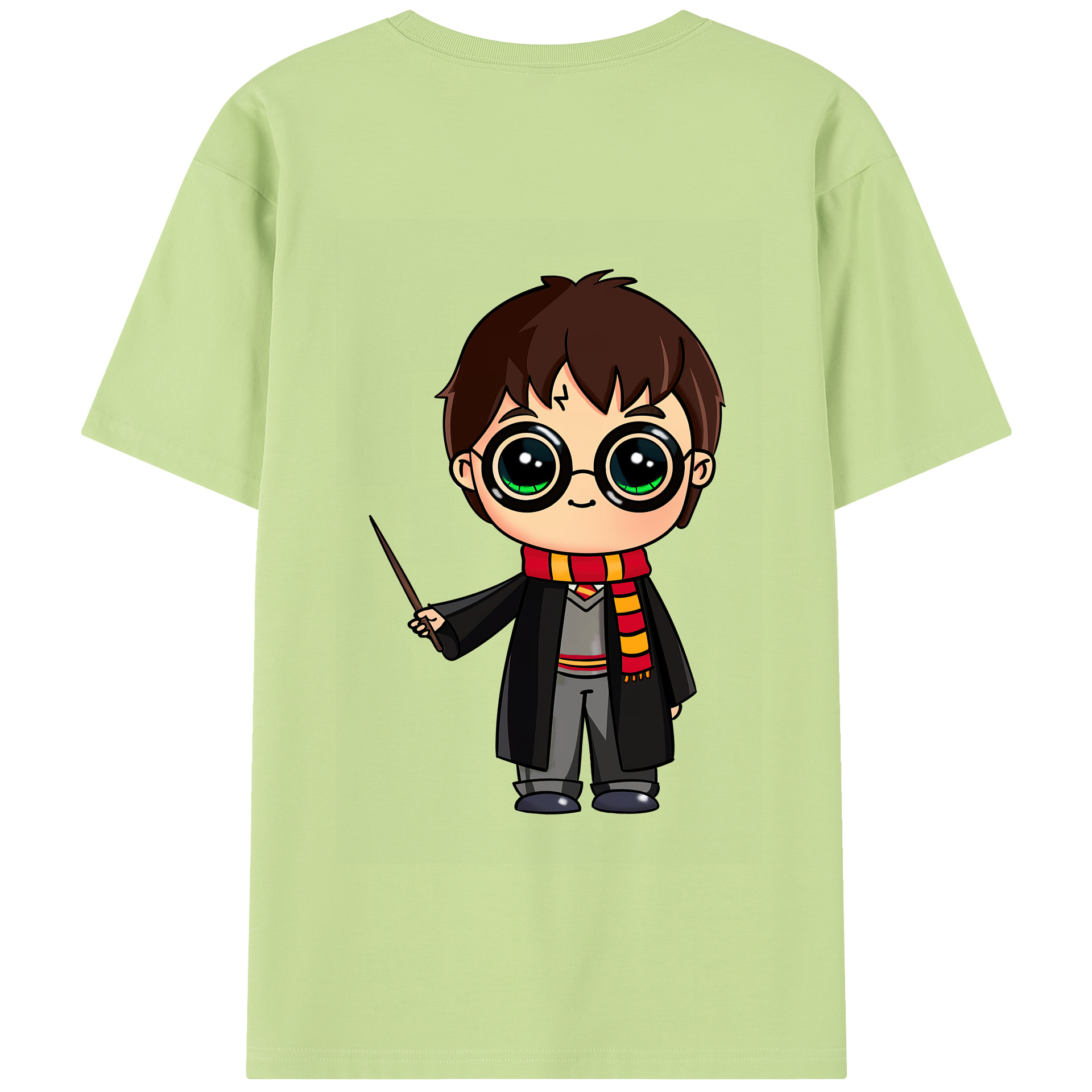 （画像用） Harry Potter ハリー・ポッターシリーズ 綿100％半袖Tシャツ（背面プリント）
